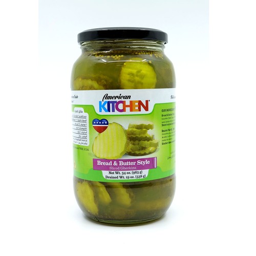 AK SLICED GHERKINS-BREAD& BUTT