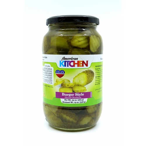 A.K. SLICE GHERKINS BURGER STL