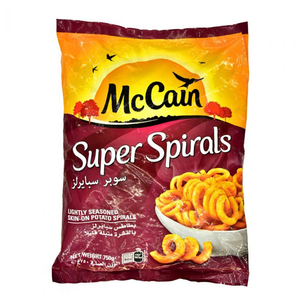 MC CAIN FRIES SEASONED SPIRALS
