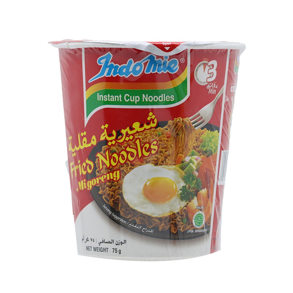 INDOMIE CUP FRIED NOODLES