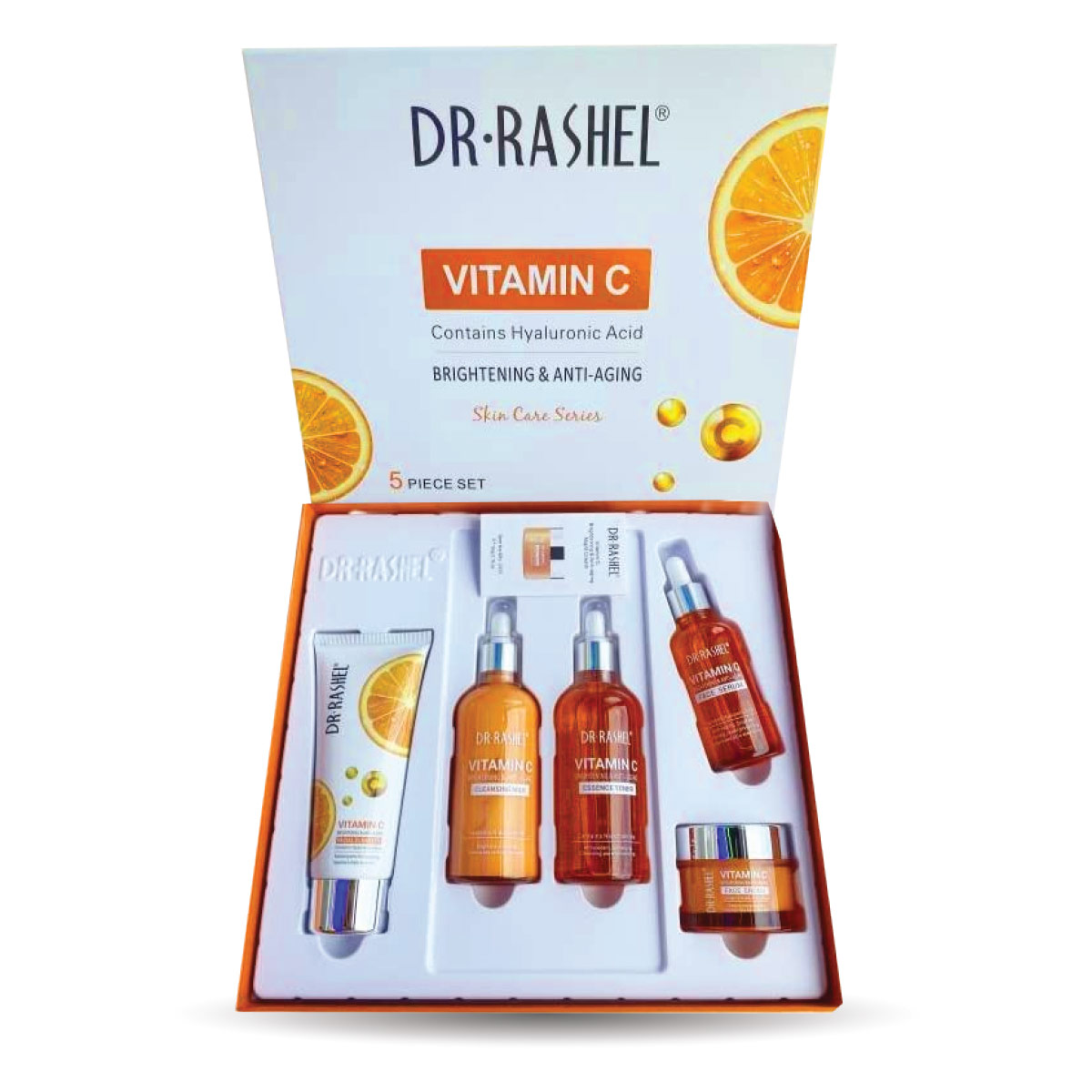 Dr. Rashel Brightening & Anti-Ageing 5 Pieces Skin Care Series with Vitamin C