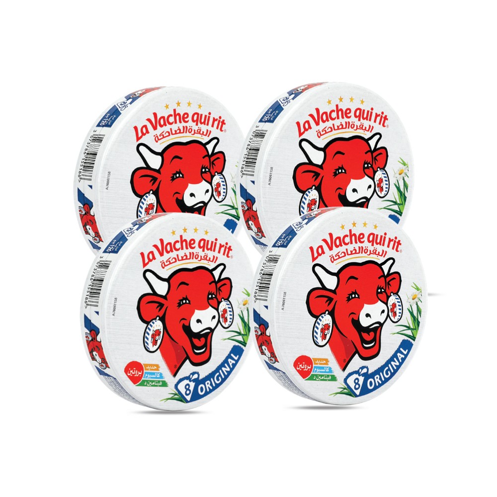 La Vache Qui Rit 8 Portion Round Box Cheese 4x120g