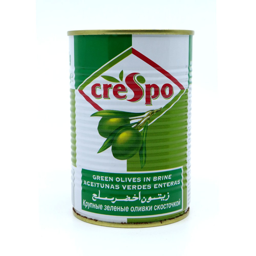 Crespo Olives Green Tin 225Gm