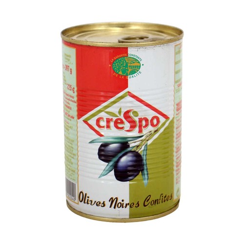 Crespo Olives Black Tin 225Gm