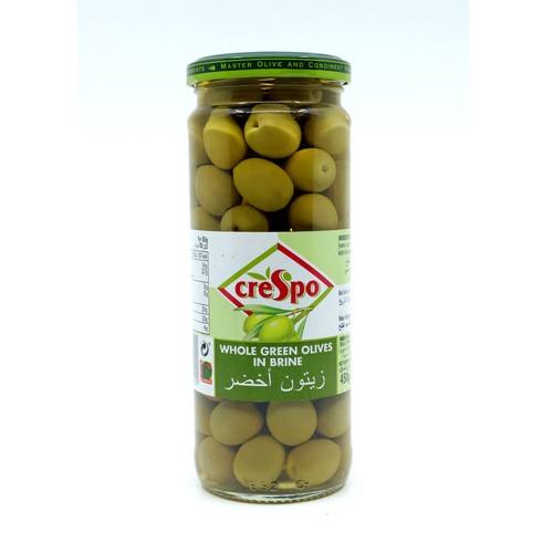 Crespo Wh Green Olives 450Gm