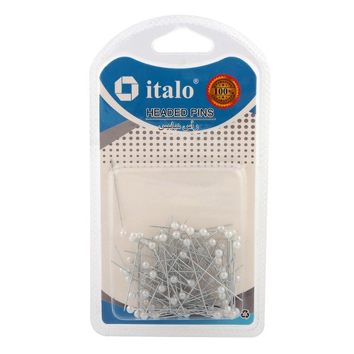 Headed Pins Medium White