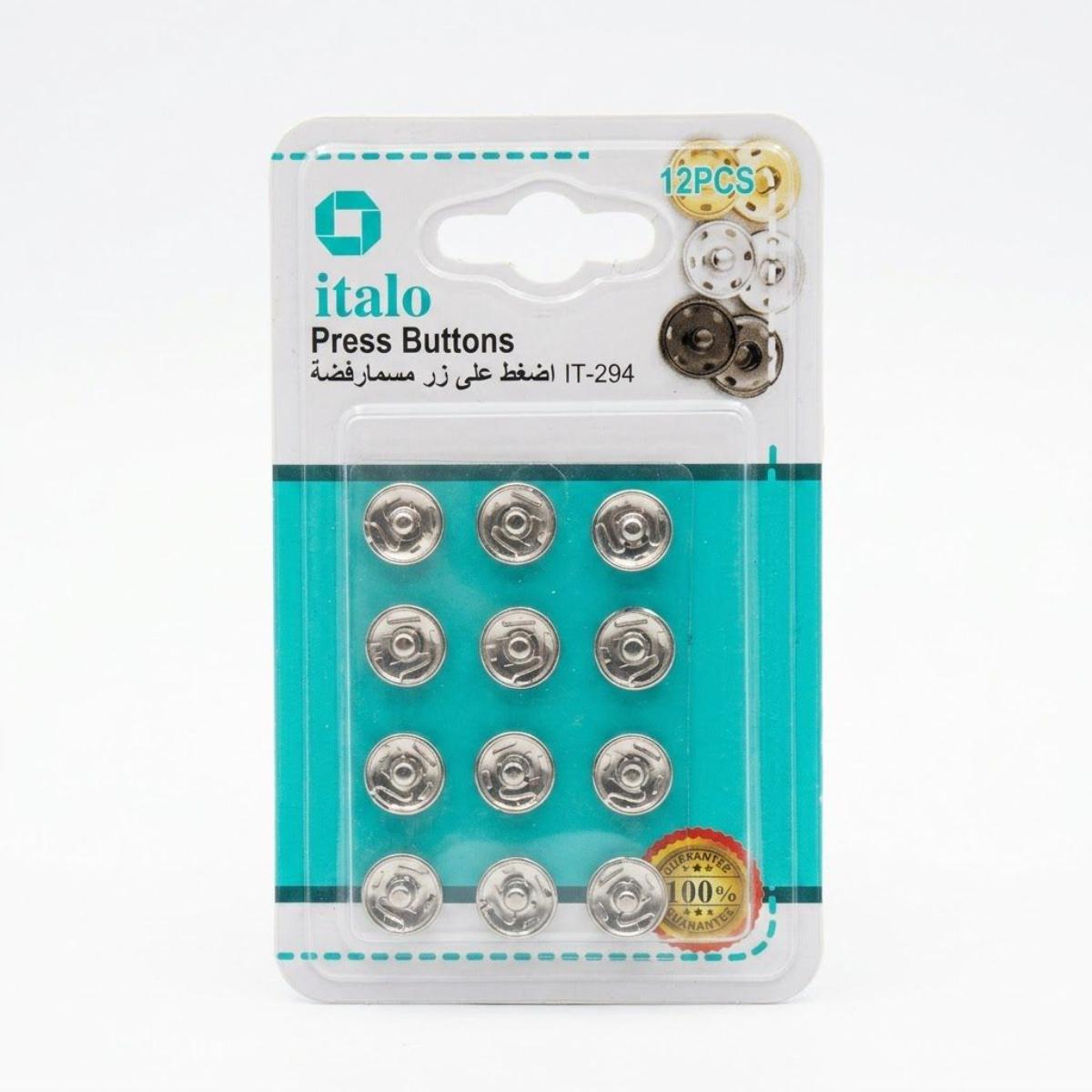 Press Button Black