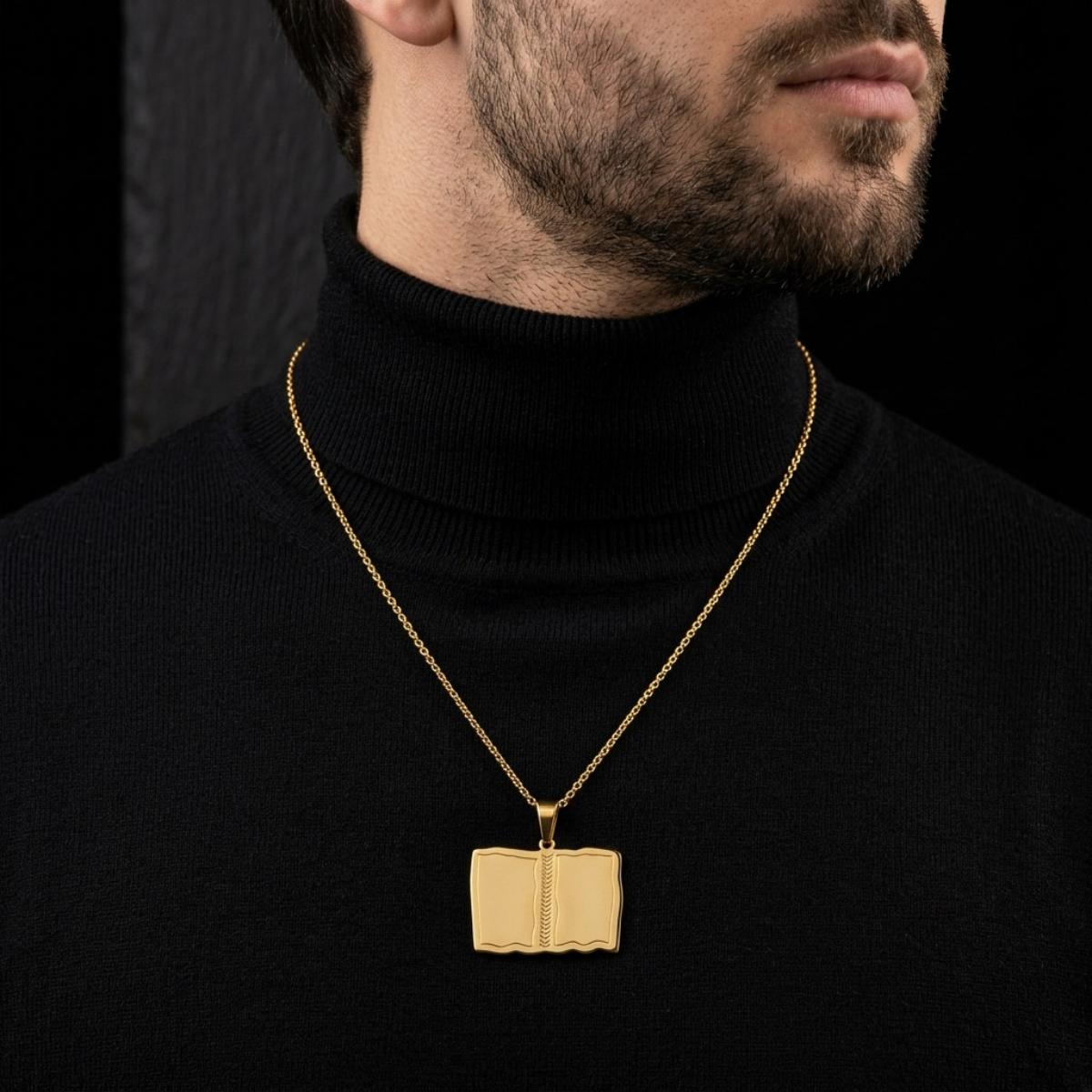 Gents Necklace Leather