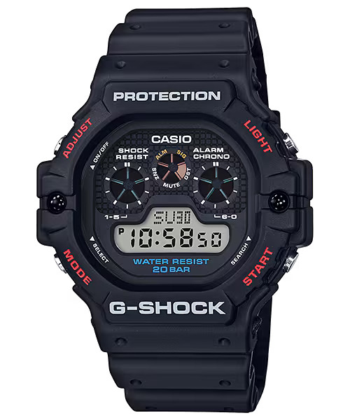 Casio G-Shock Men's Digital Quartz Watch, Black Strap - DW-5900-1DR