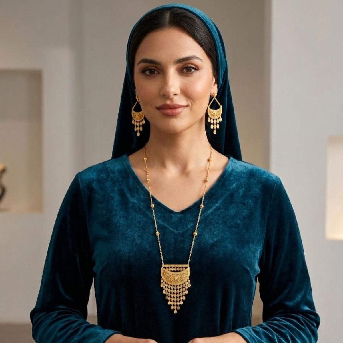 Golden Necklace Set