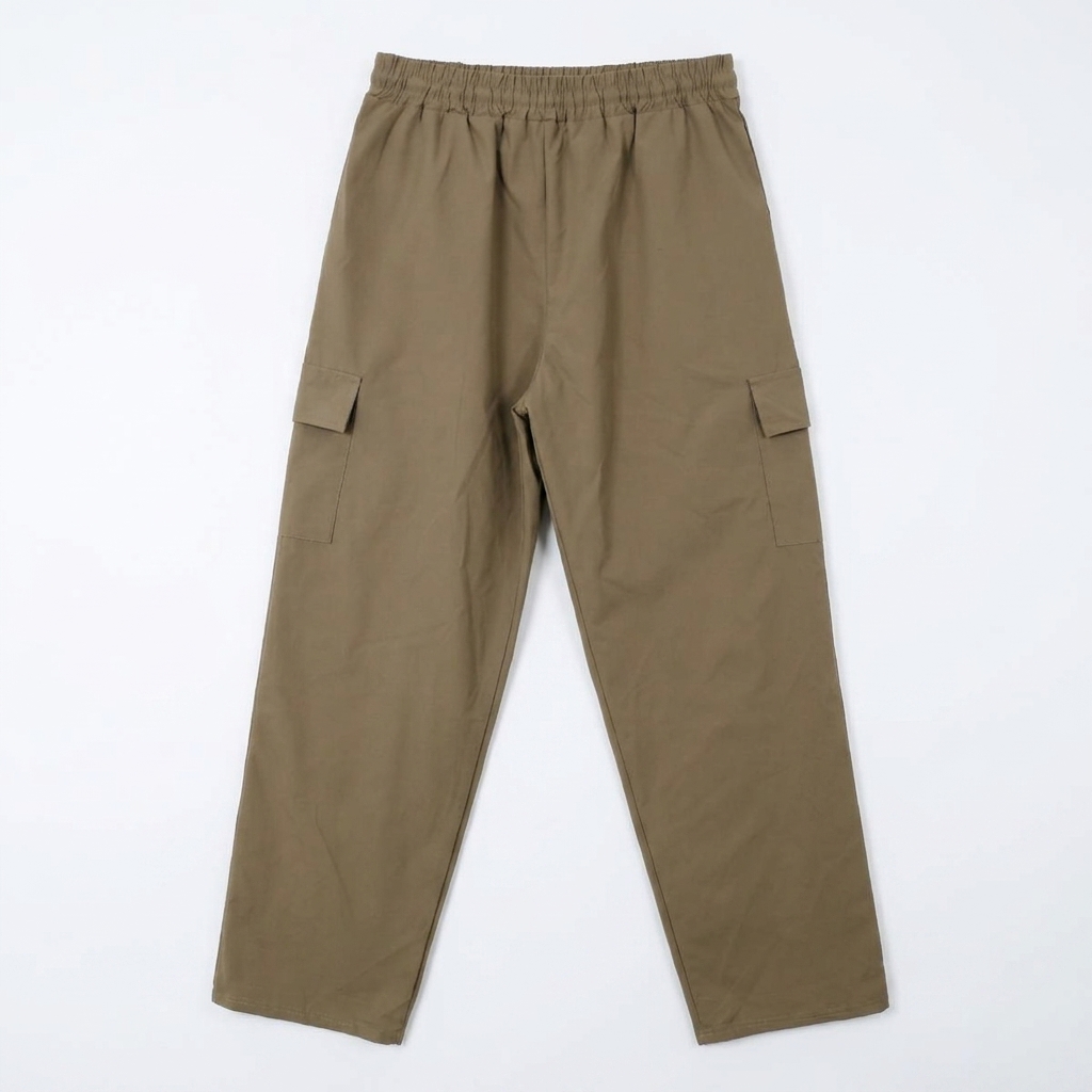 Ladies Pant-Beige-L