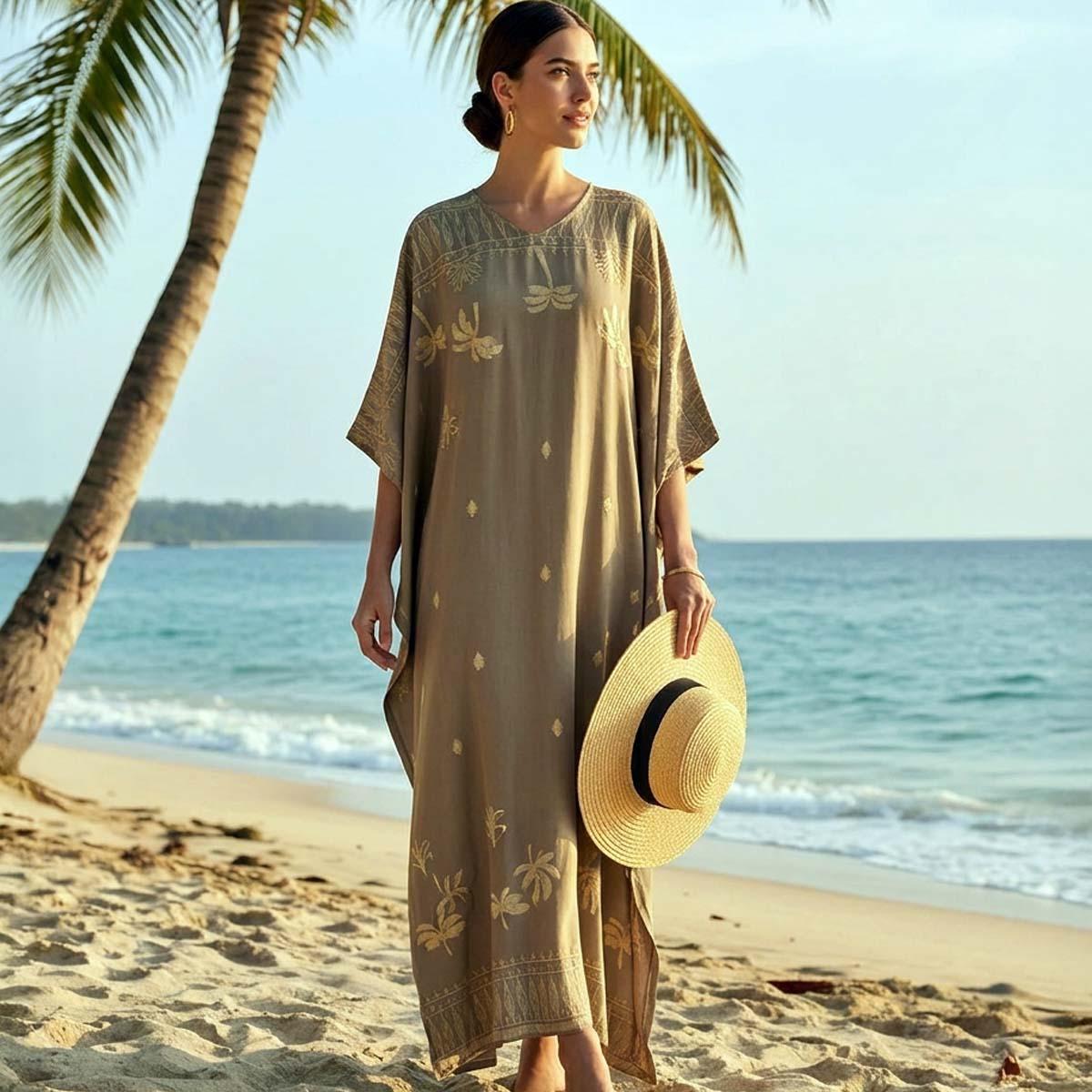 Ladies Jalabiya-Khaki