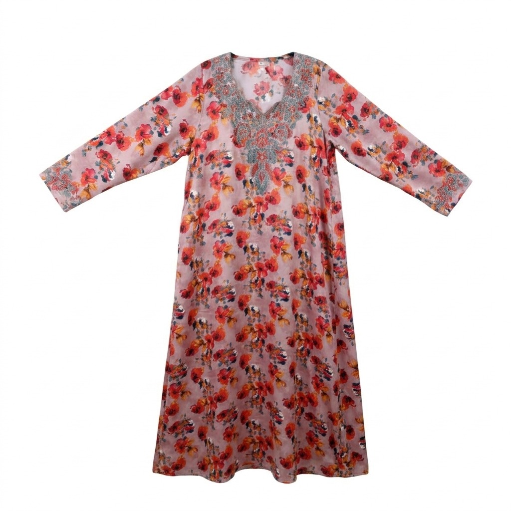 Ladies Jalabiya - Multi-color