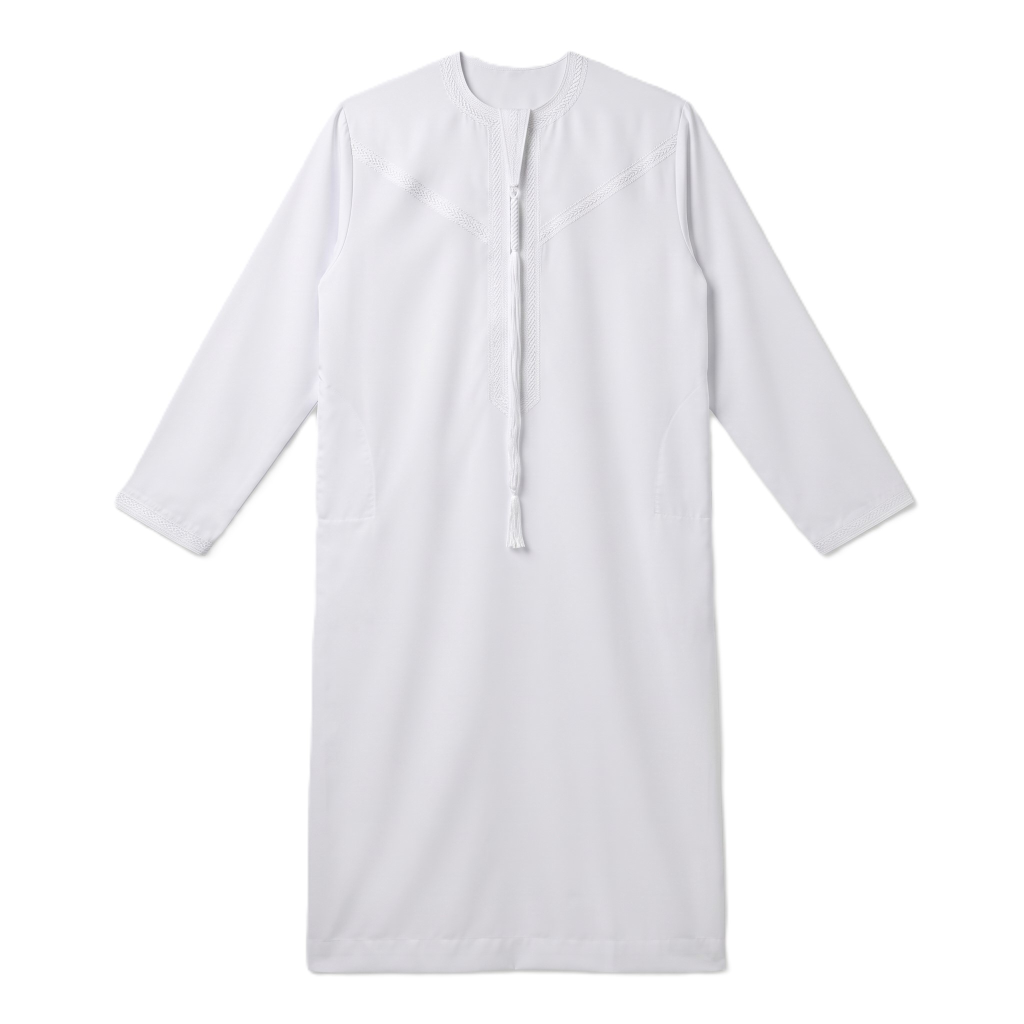 Men's Traditional Emirati White Kandora-62