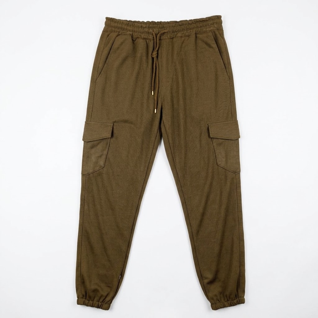 Men's Stretch Pants-Brown-33