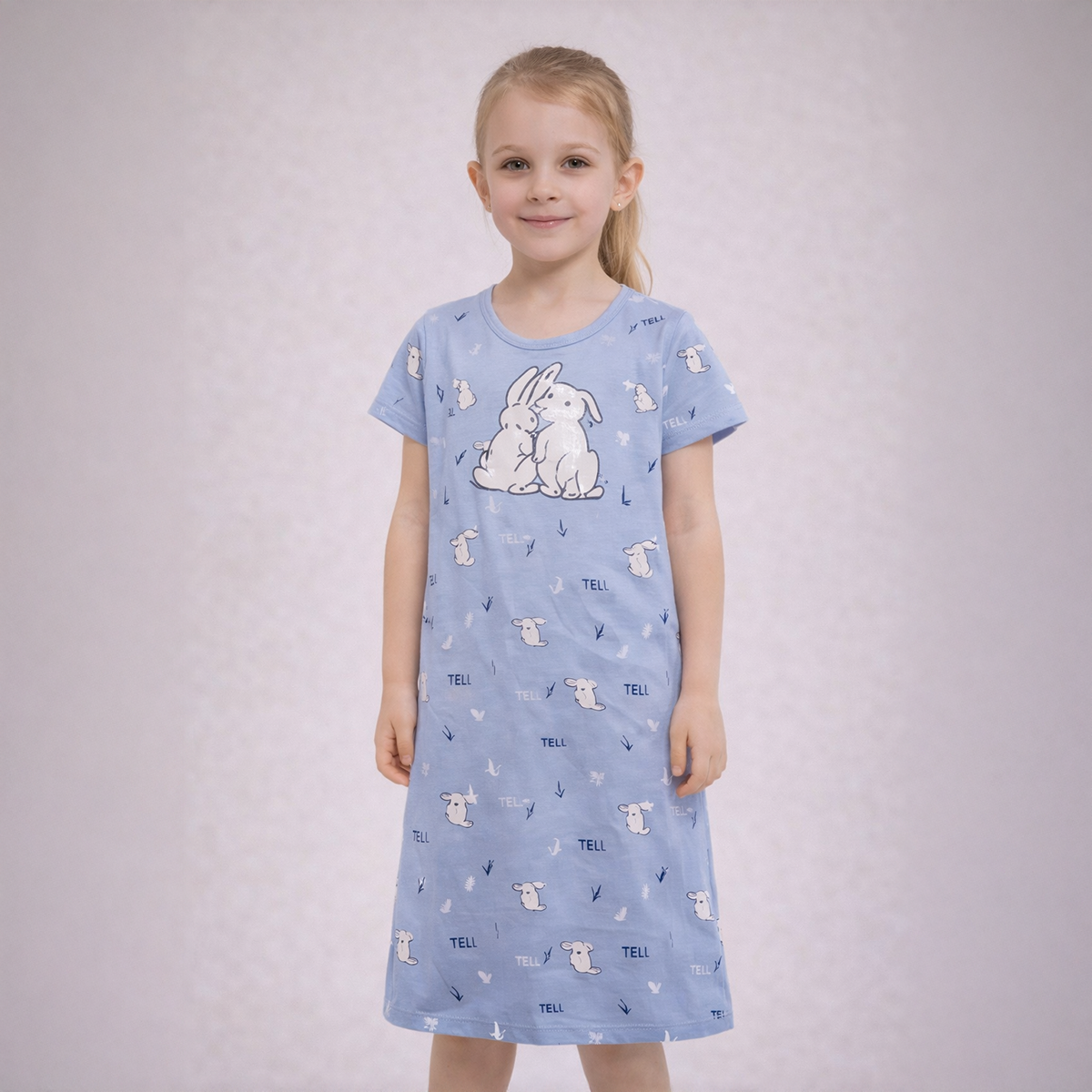 Girls Gown-8Y-Blue