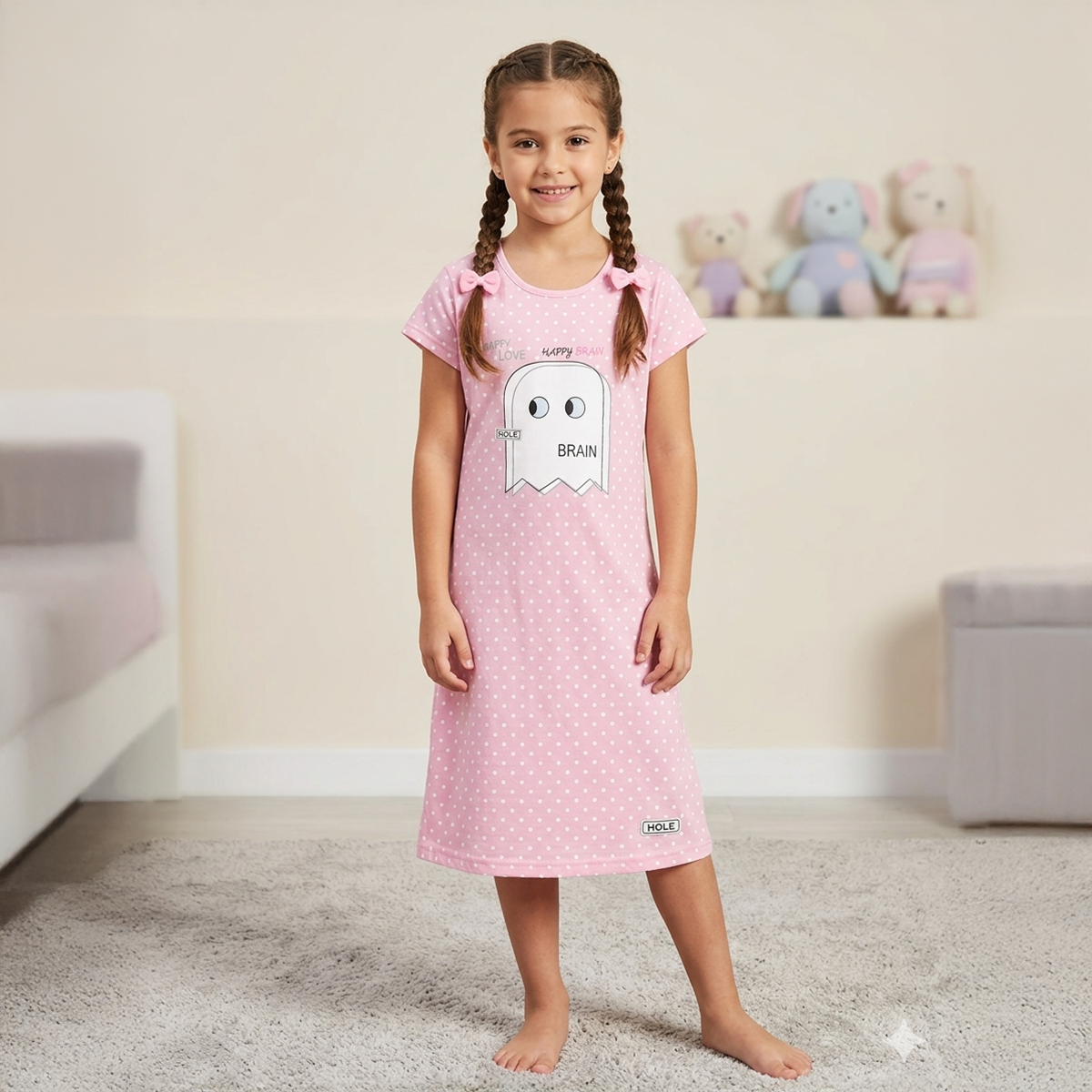 Girls Gown-Pink-8Y
