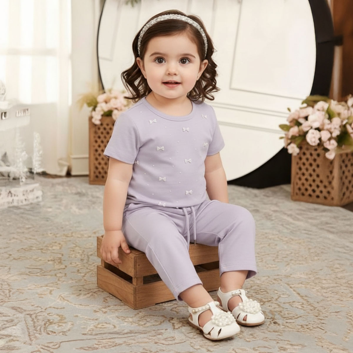 Winter Girls 2Pcs-Light Purple