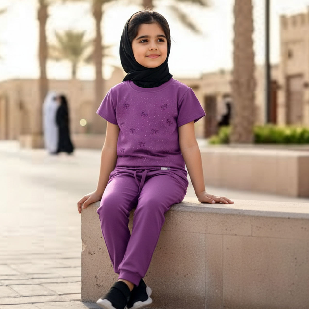 Winter Girls 2Pcs-Purple
