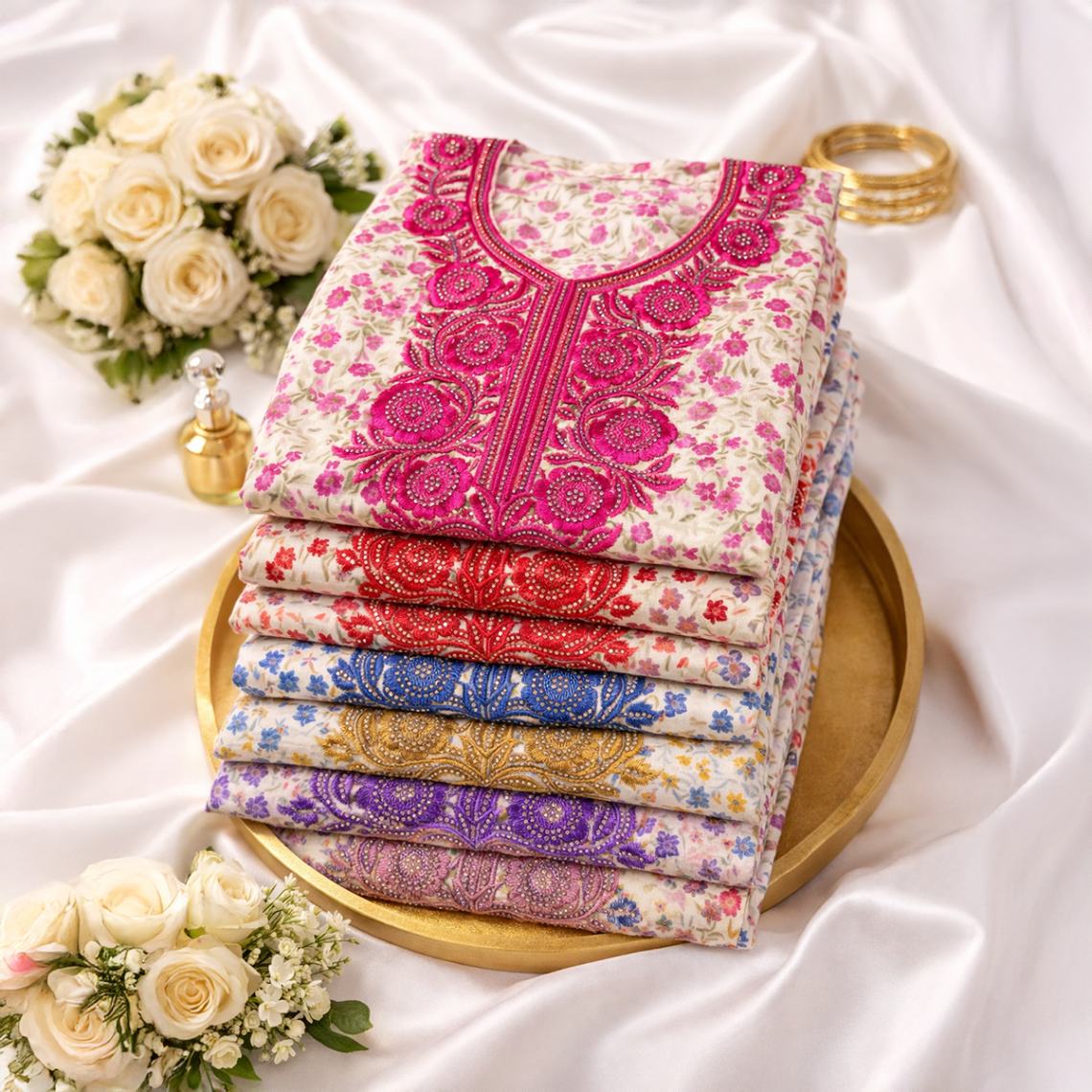 Mukhawar Jalabia-Multi Color