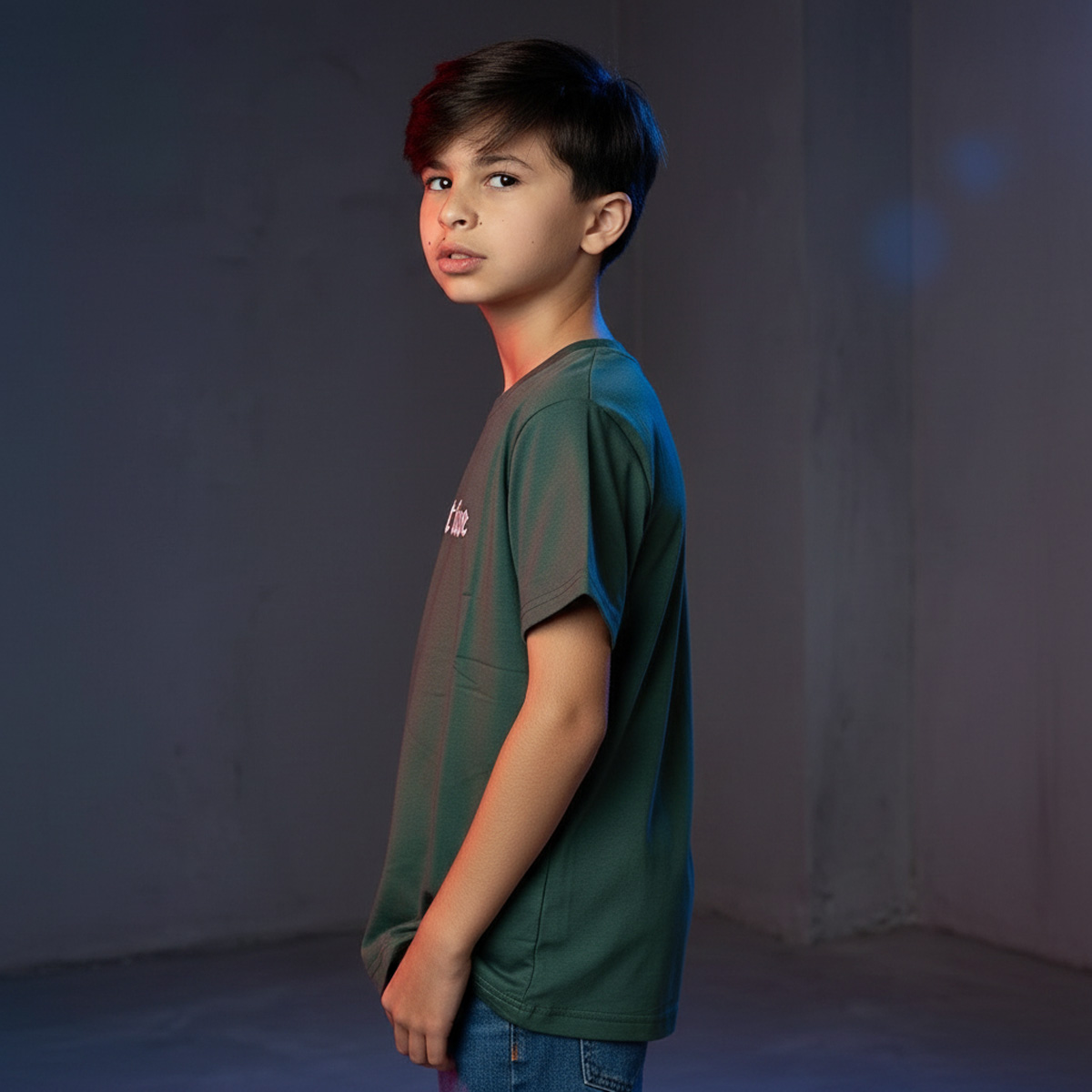 Boys T-Shirt-Green