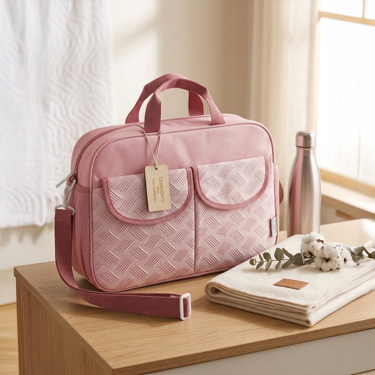 Mother Bag Pack-Pink