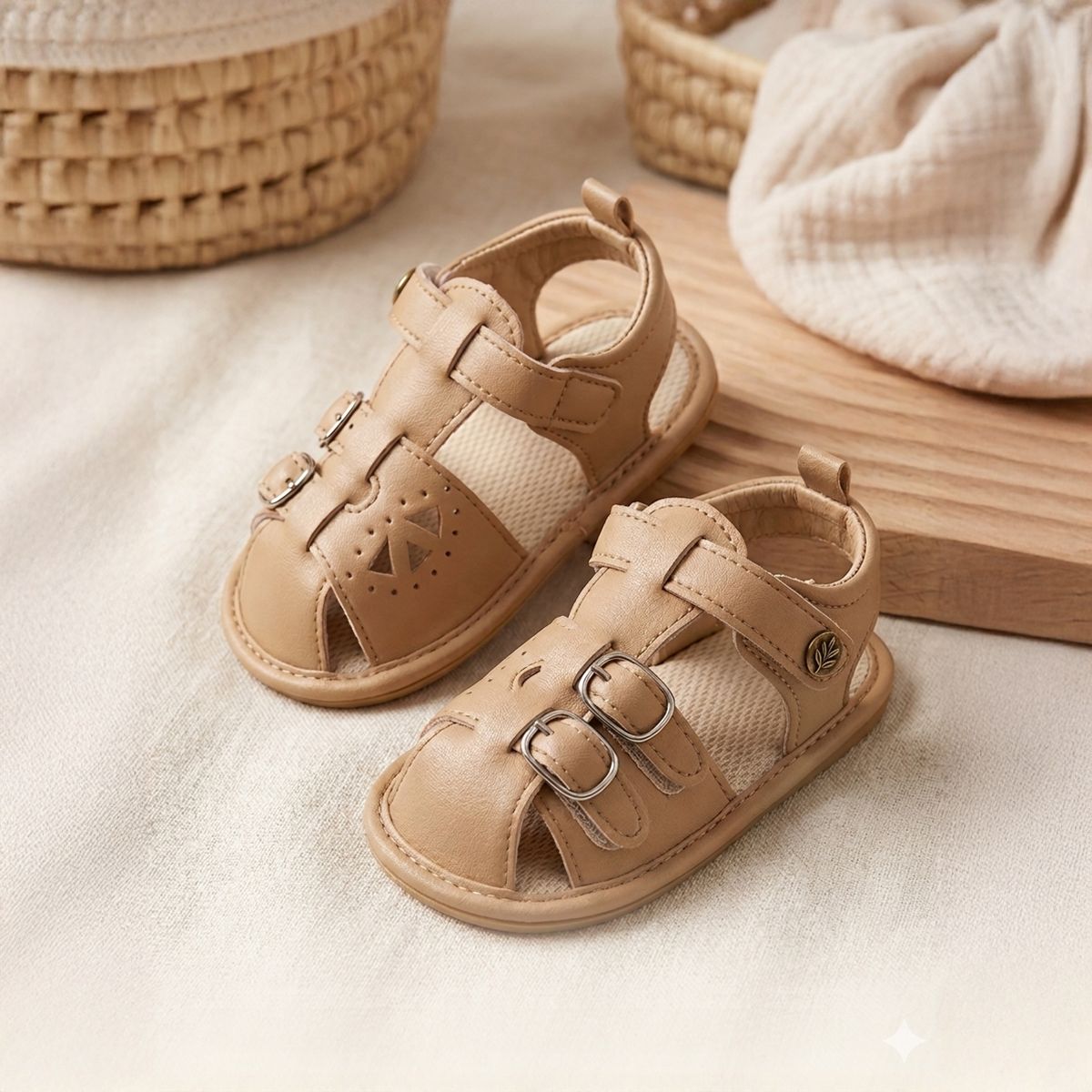 Baby Shoes-3Y-Beige