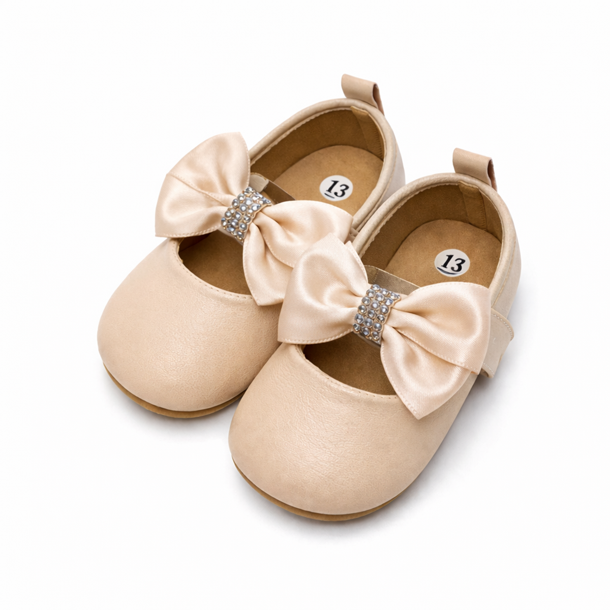 Baby Shoes-3-6-9-12 Month-Beige