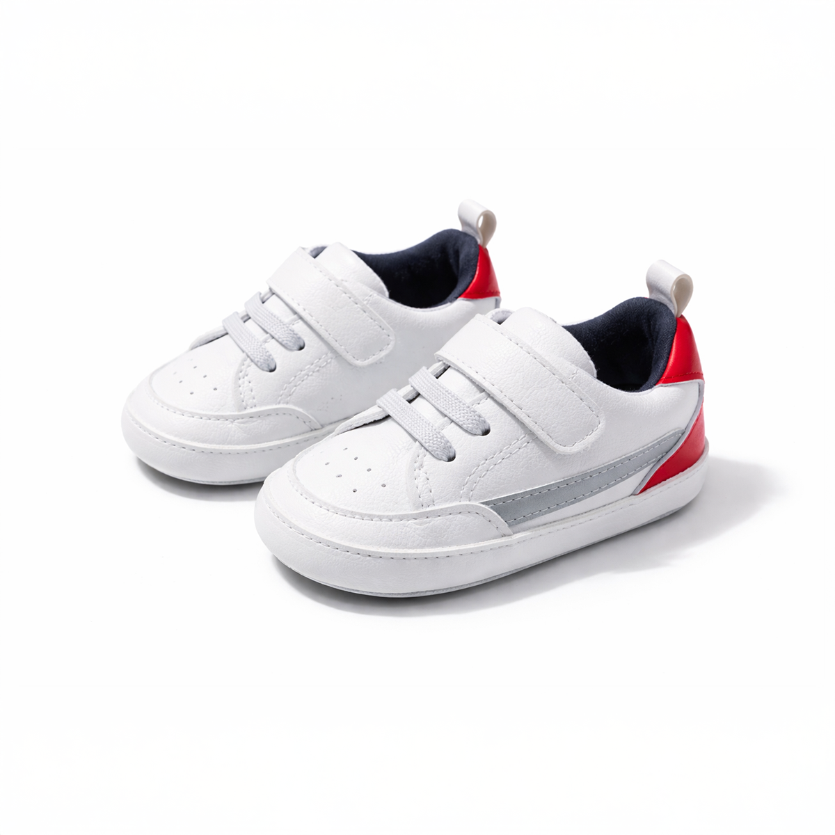 Boys Shoes-White-3-6-9-12 Month