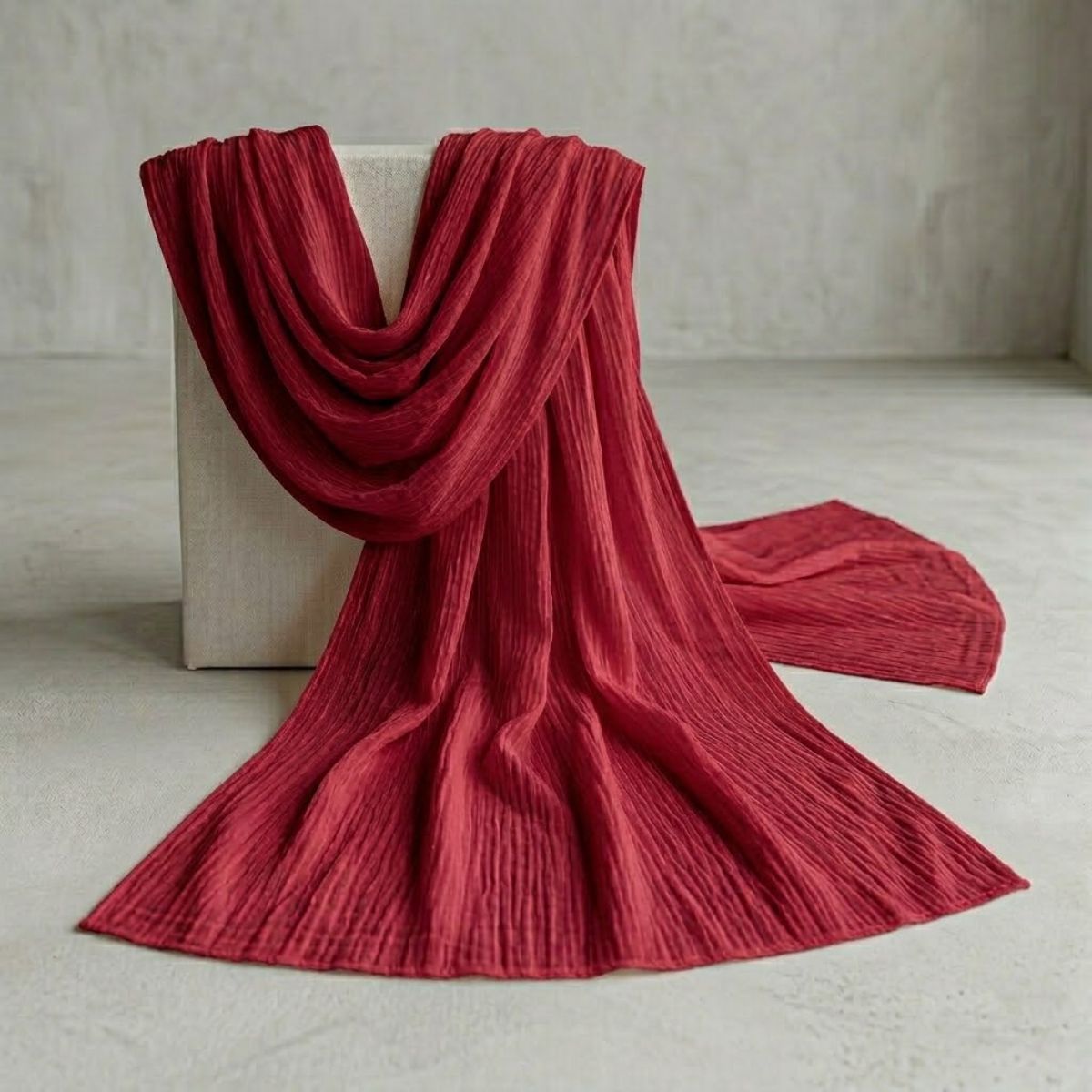 Dupatta-Red