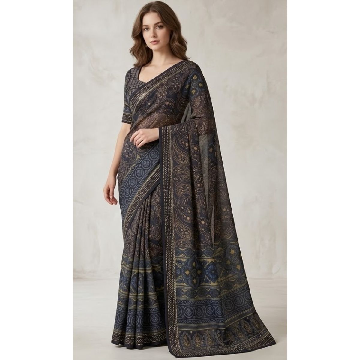 Saree Silk-Floral