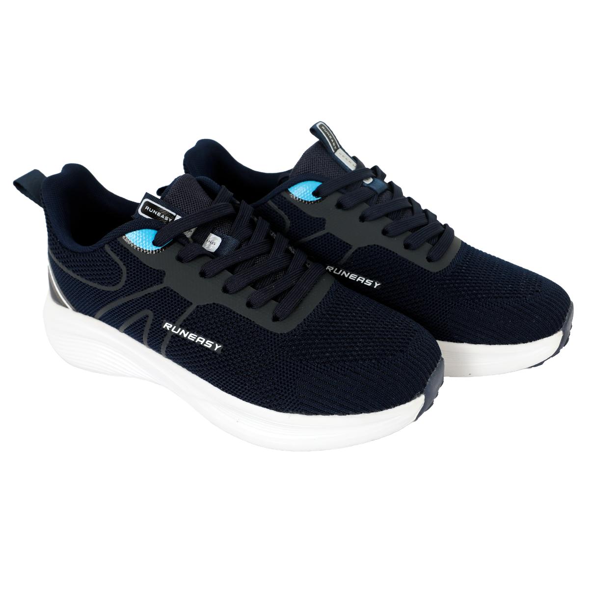 Ladies Athletic Running Shoes-Navy Blue-40