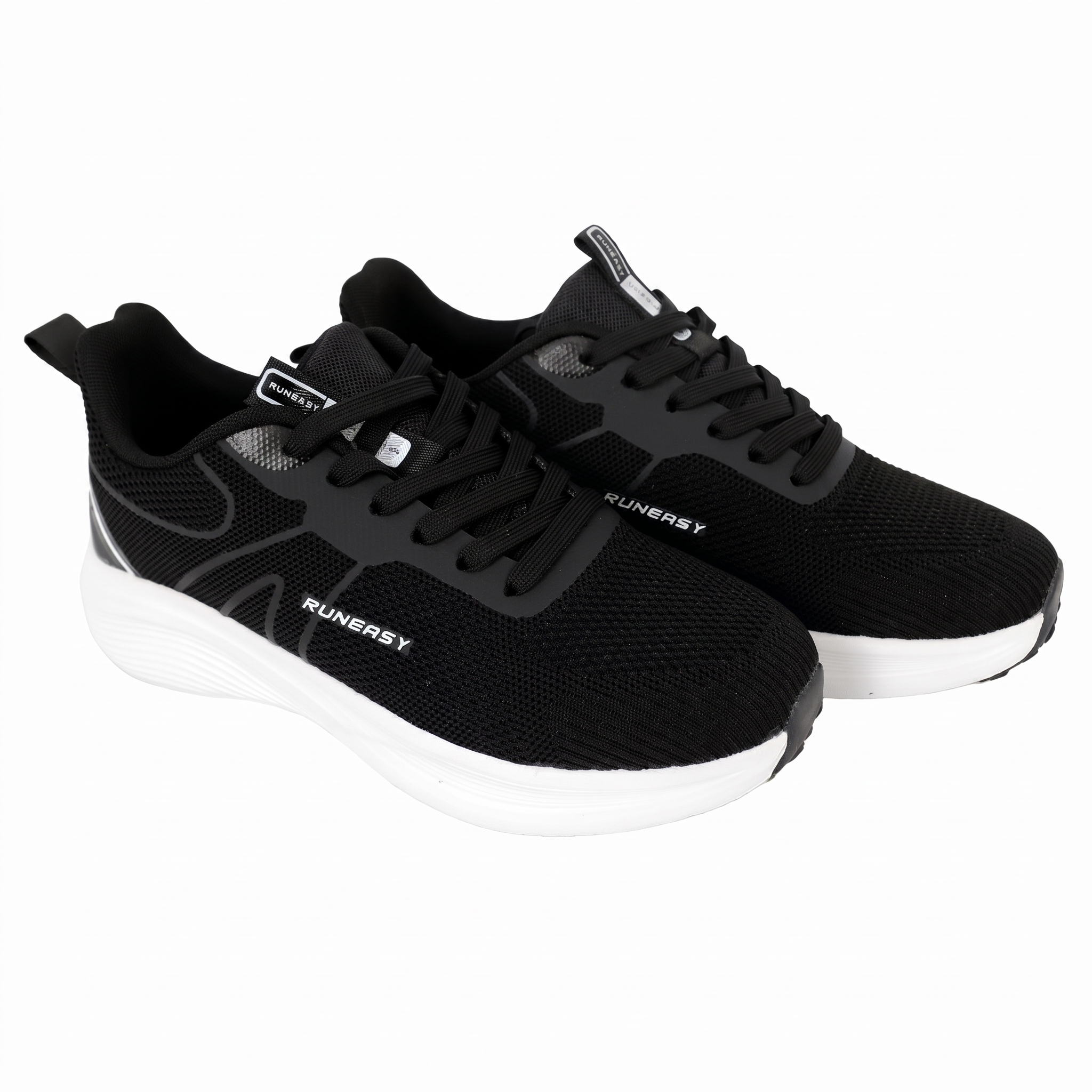 Ladies Athletic Running Shoes-Black-41