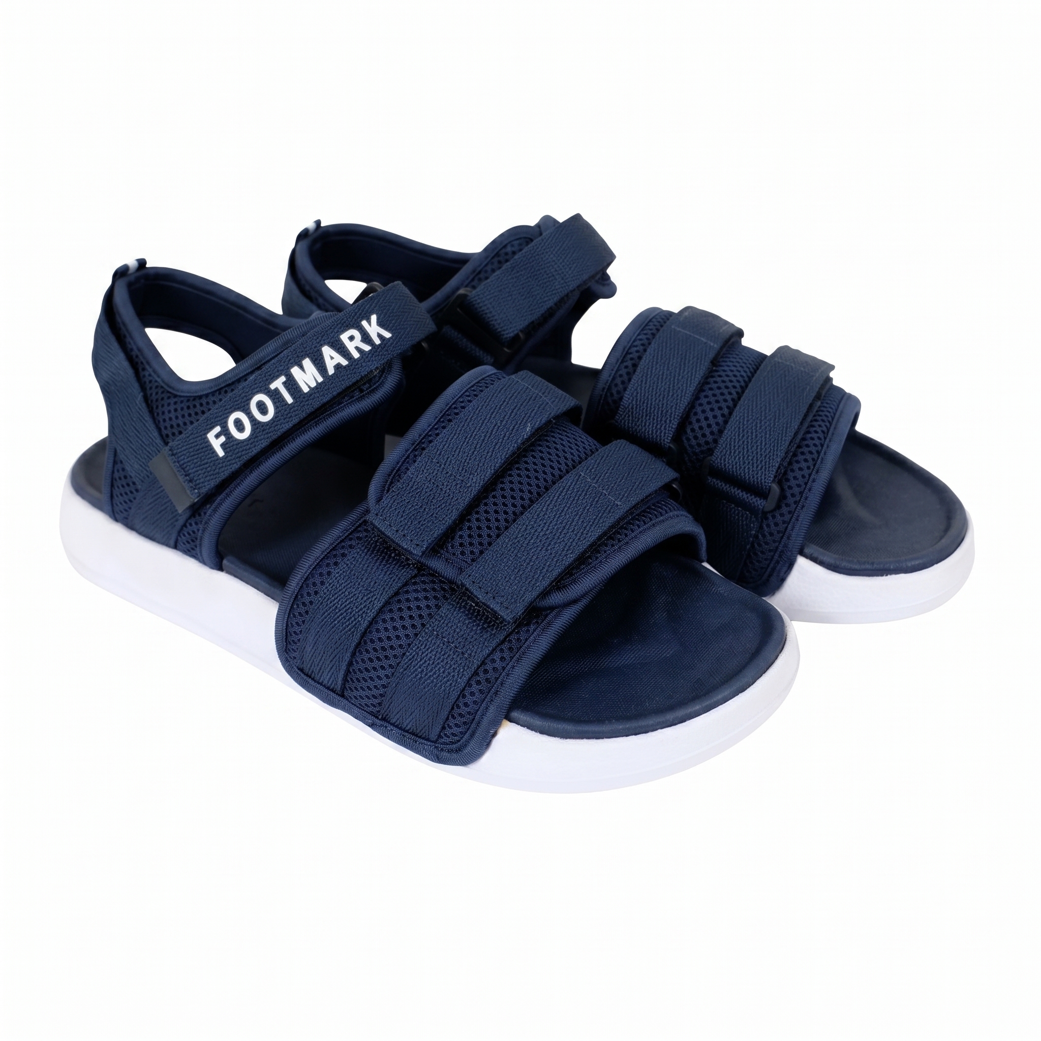 Mens Plastic Slipper-Navy Blue-40