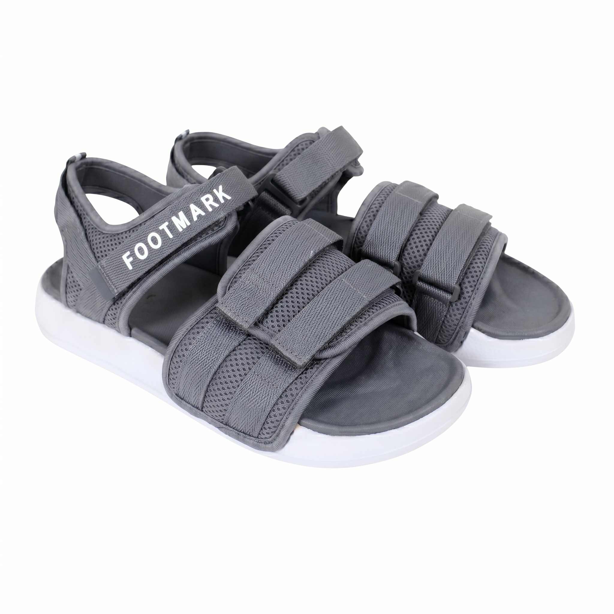 Mens Plastic Slipper-Grey-44
