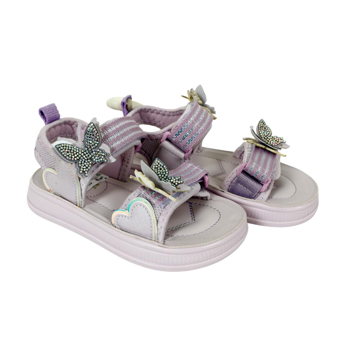 Girls Sandal-Purple-30