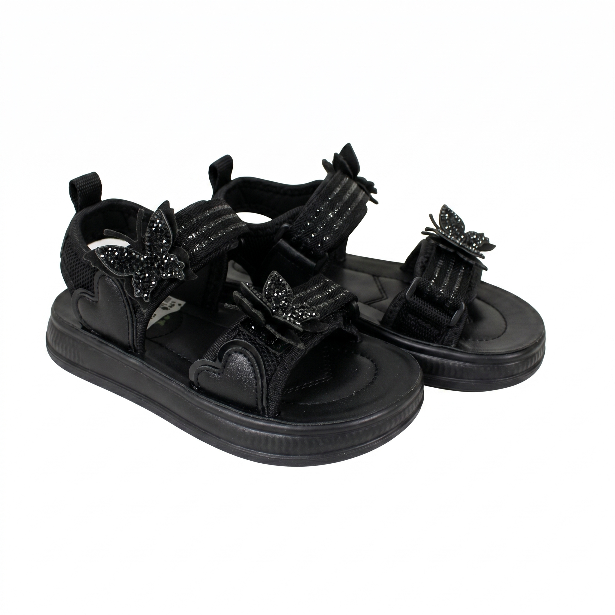 Girls Sandal-Black-28
