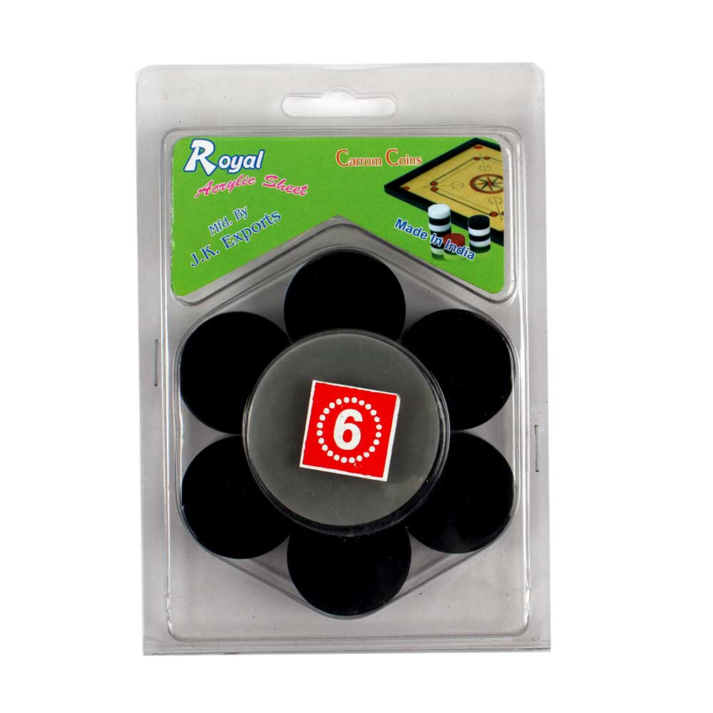 Royal Acrylic Sheet Caroom Coins 6mm
