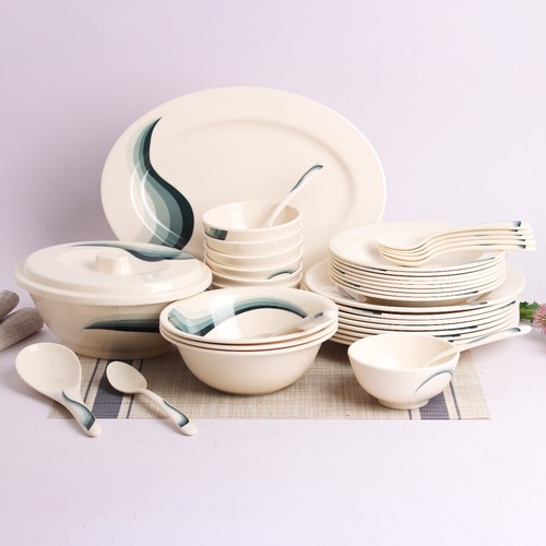 40Pcs Melamine Dinner Set