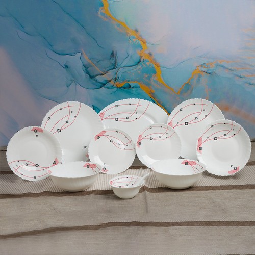 33P Opal Ware Dinner Set