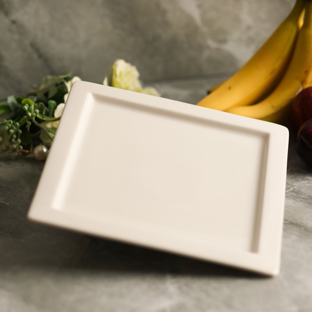 Square Rim Plate 21Cm
