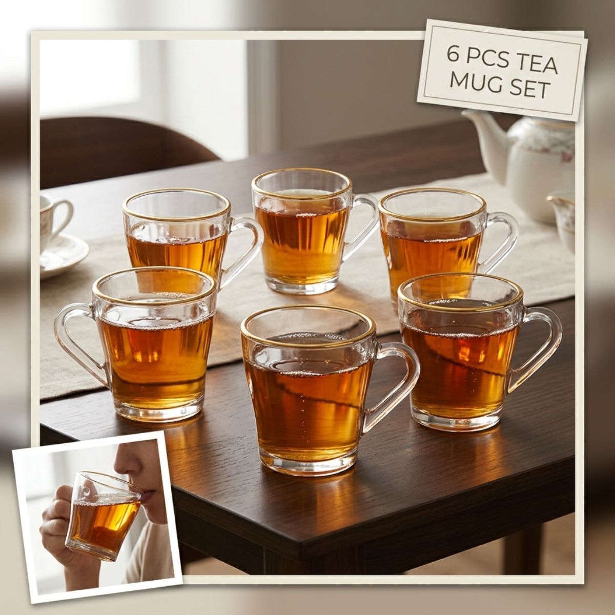 6Pcs Tea Mug