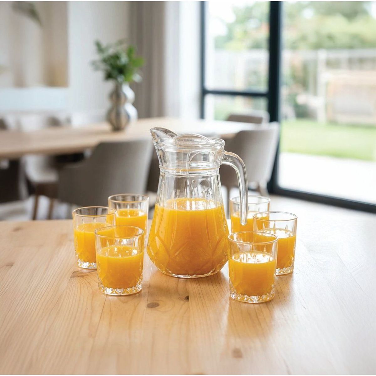 Stp-Set Of1 Jug &6 Glas/Imprtr