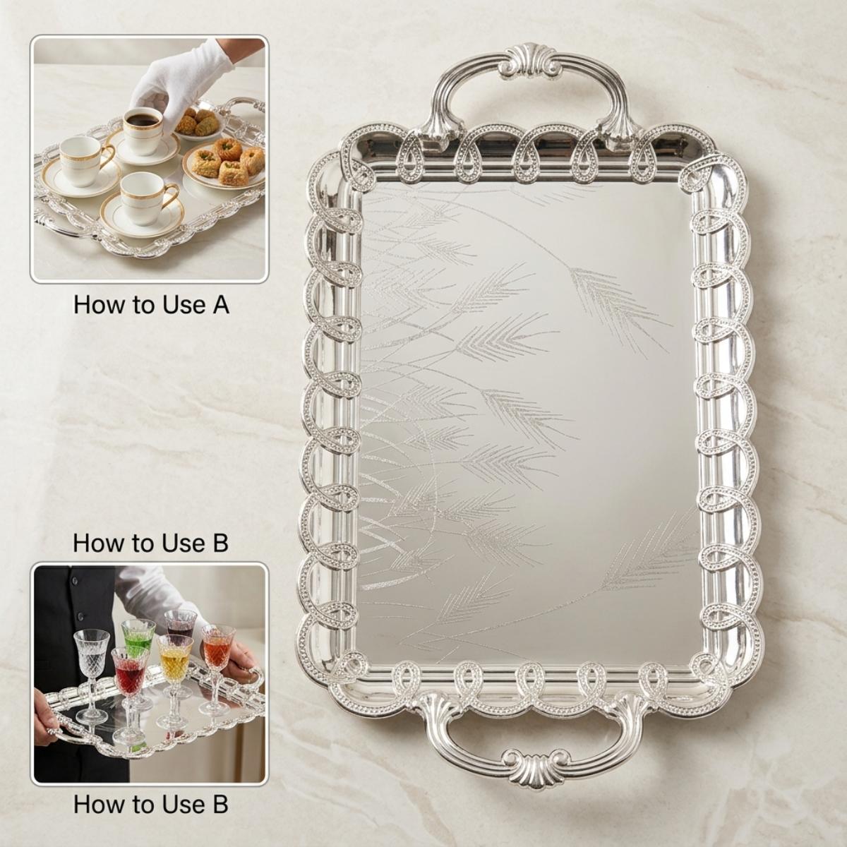S/Steel Single Tray-Large