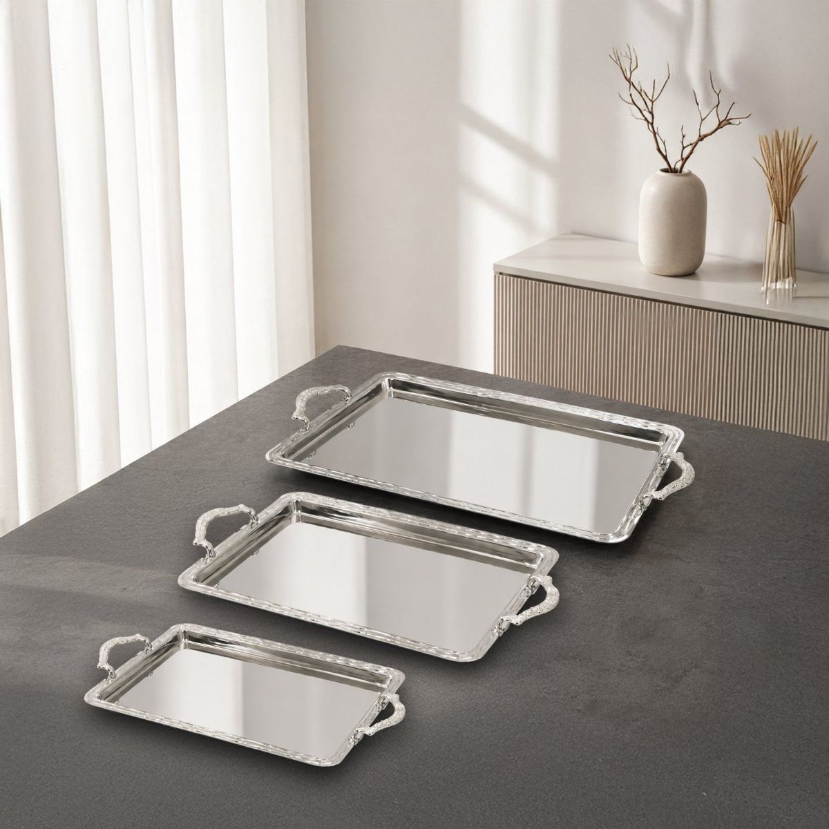 3Pcs Tray Set