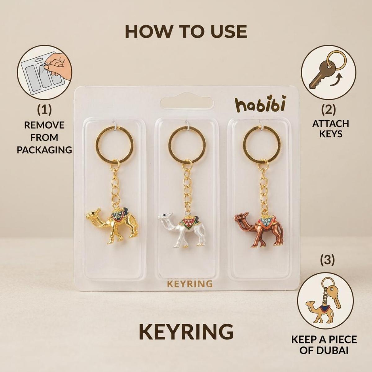 3 Set Keychain