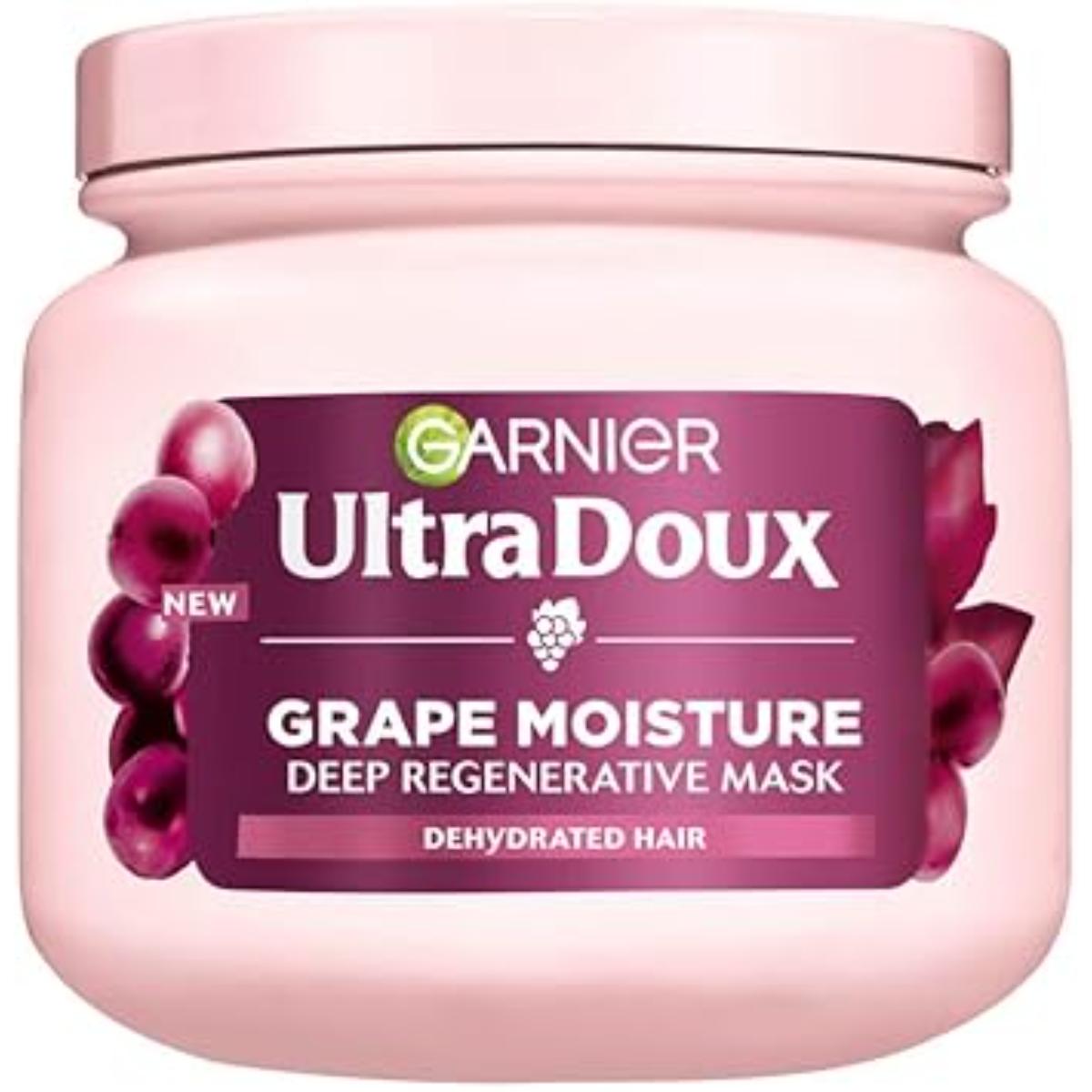 Garnier Ultra Doux Grape Moisture Deep Generative Mask for Dehydrated Hair 340ml