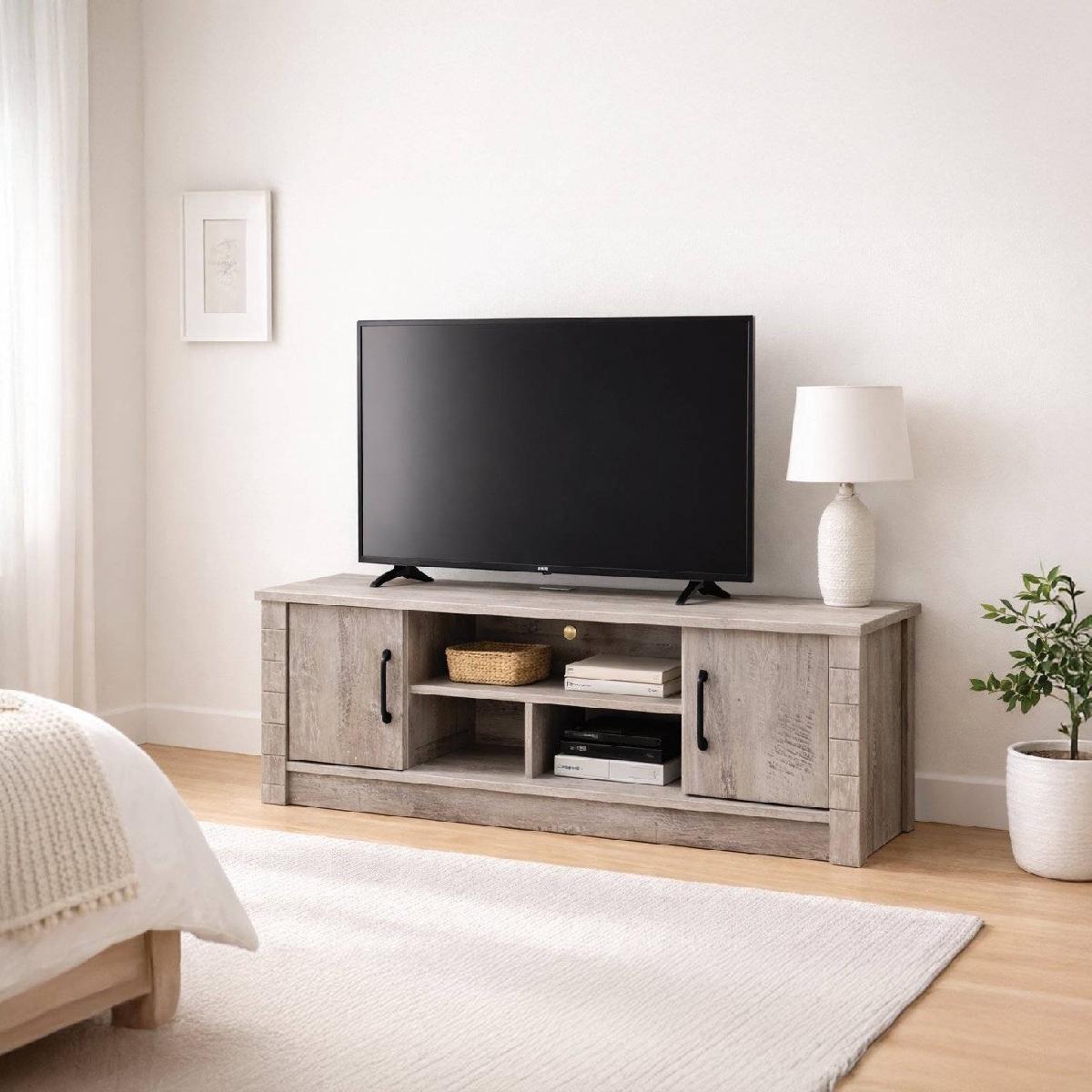 Tv Stand Wood 160 Cm 1 Box
