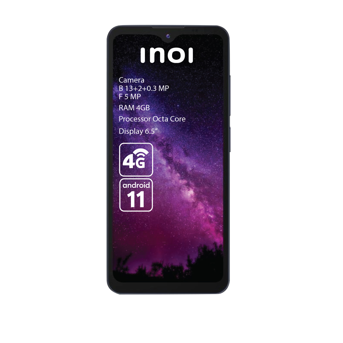 Inio A72 Space Mix Mobile Phone ( 4G , 4GB , 128GB )