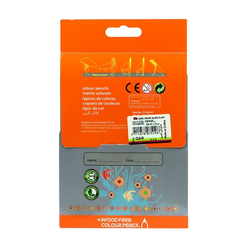 12+4 Col Pensil
